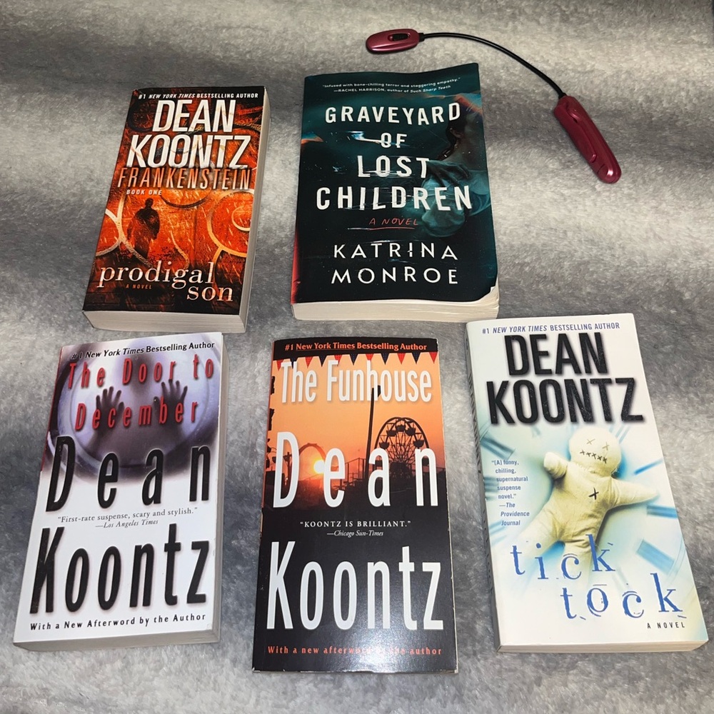 Dean Kootz horror books